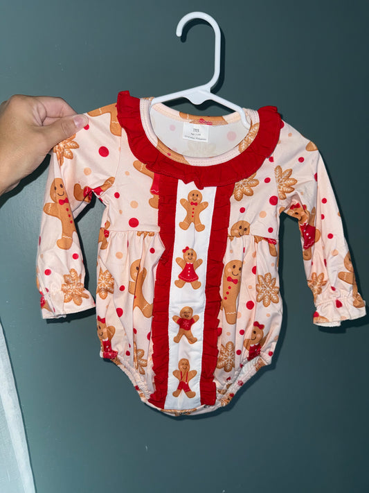 Gingerbread Romper