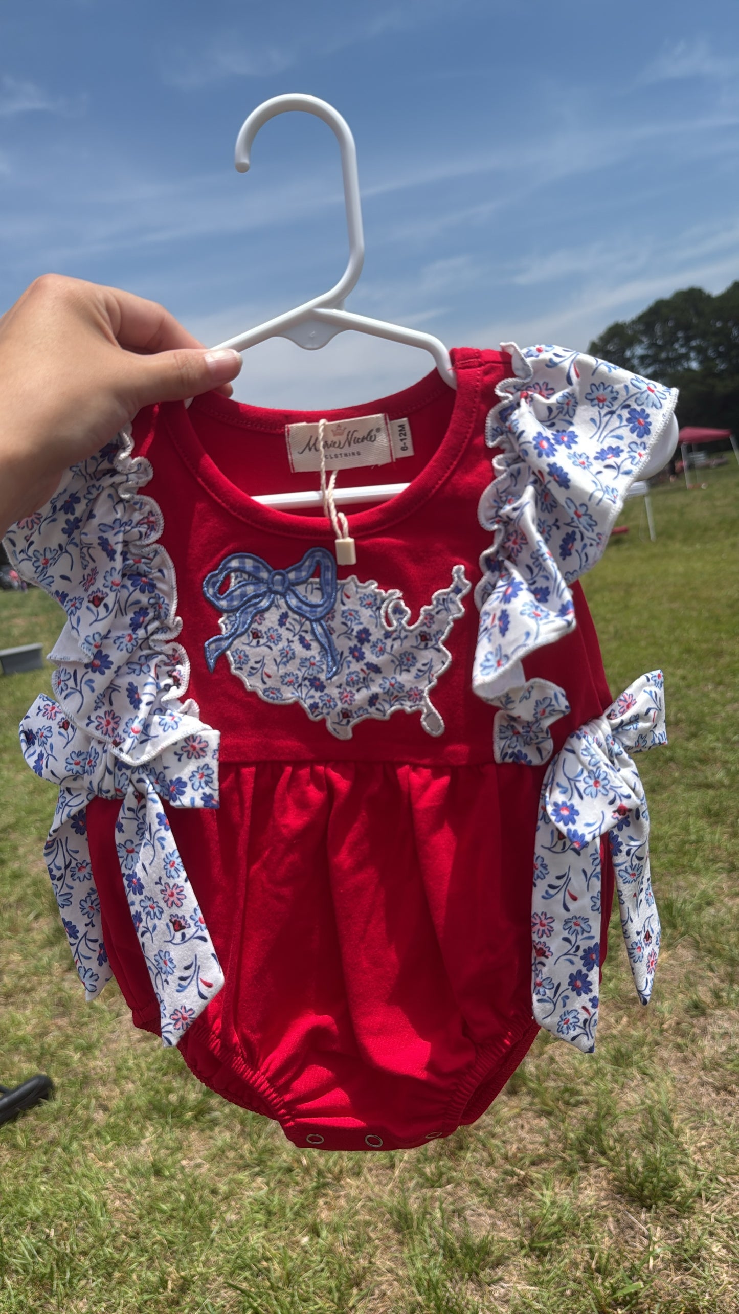 USA Outline 4OJ Romper
