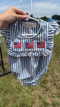 American Flag Romper