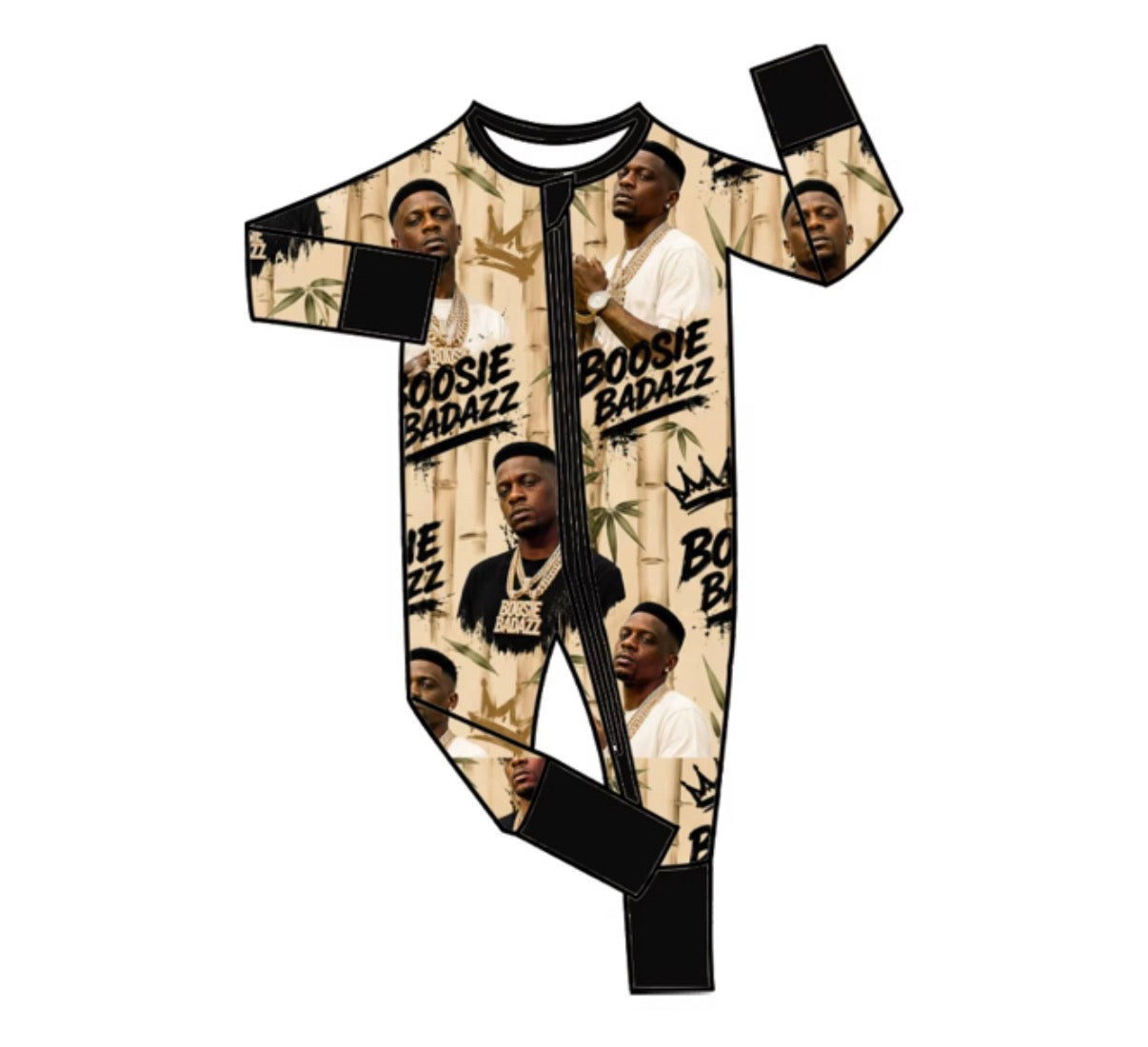 Custom Boosie Bamboo Romper