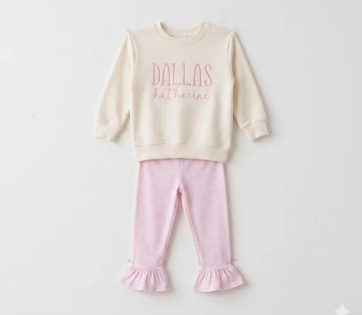 Custom Embroidered Set “Caroline Brooke”